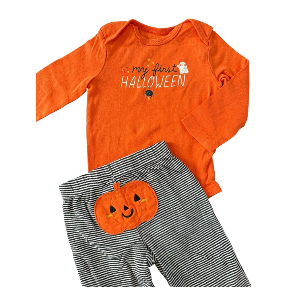 Carters Kids Bundle Halloween Sleeper Matching Outfit Size 9 Months - Picture 8 of 8